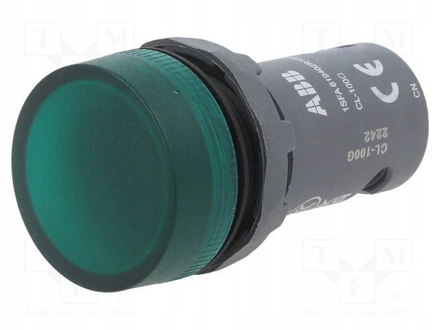 Lampka Sygnalizacyjna CL-100G Zielona Abb T-24E2501687 CL-100G IP66 22.5MM