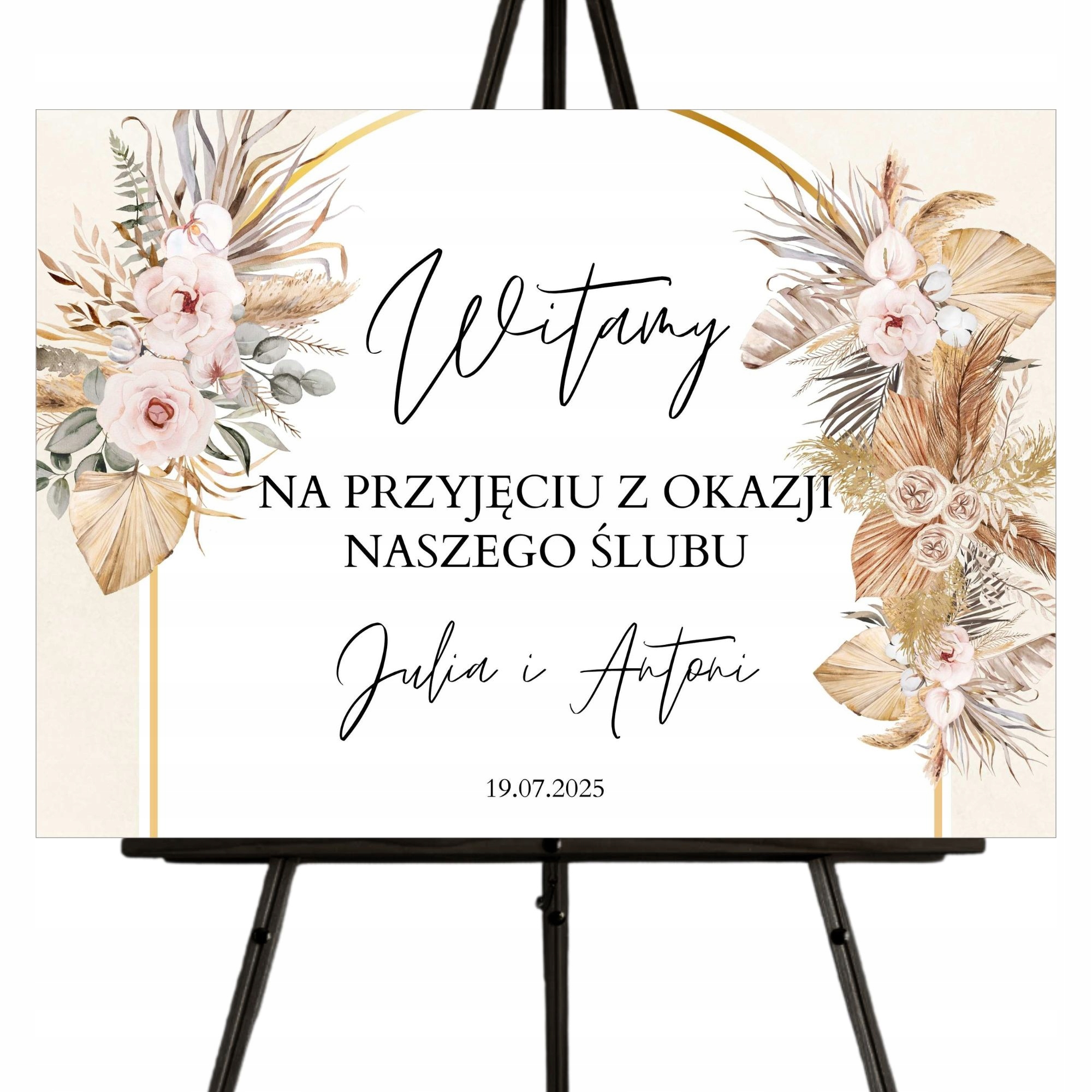TABLICA POWITALNA WESELE ŚLUB ROCZNICA URODZINY IMIENINY BANKIET IMPREZA