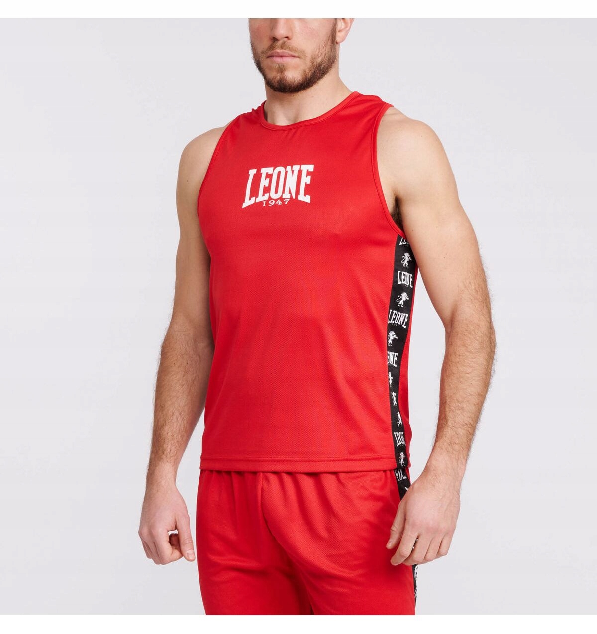 KOSZULKA BOKSERSKA LEONE AMBASSADOR Boxing Tank czerwony rozmiar XL Kolor czerwony