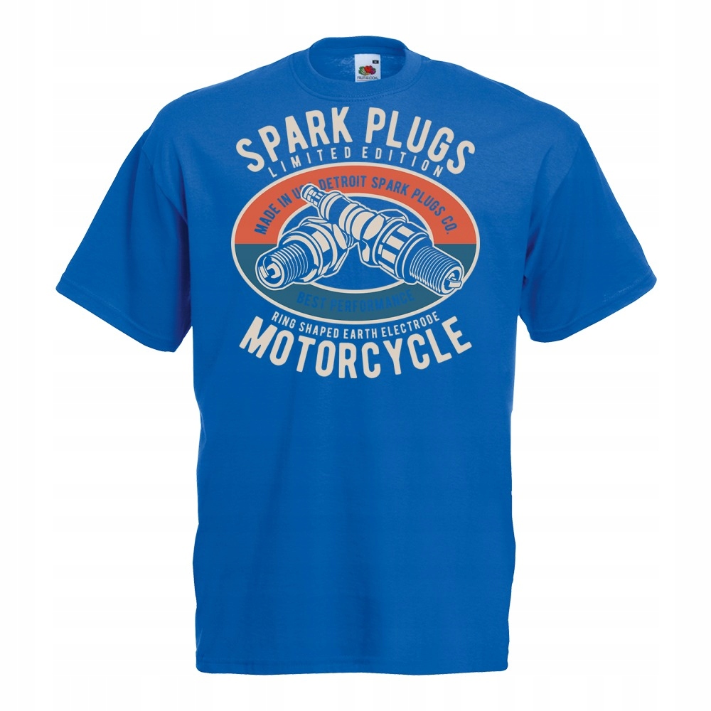 

Koszulka silnik motocykl motor speed S niebieska