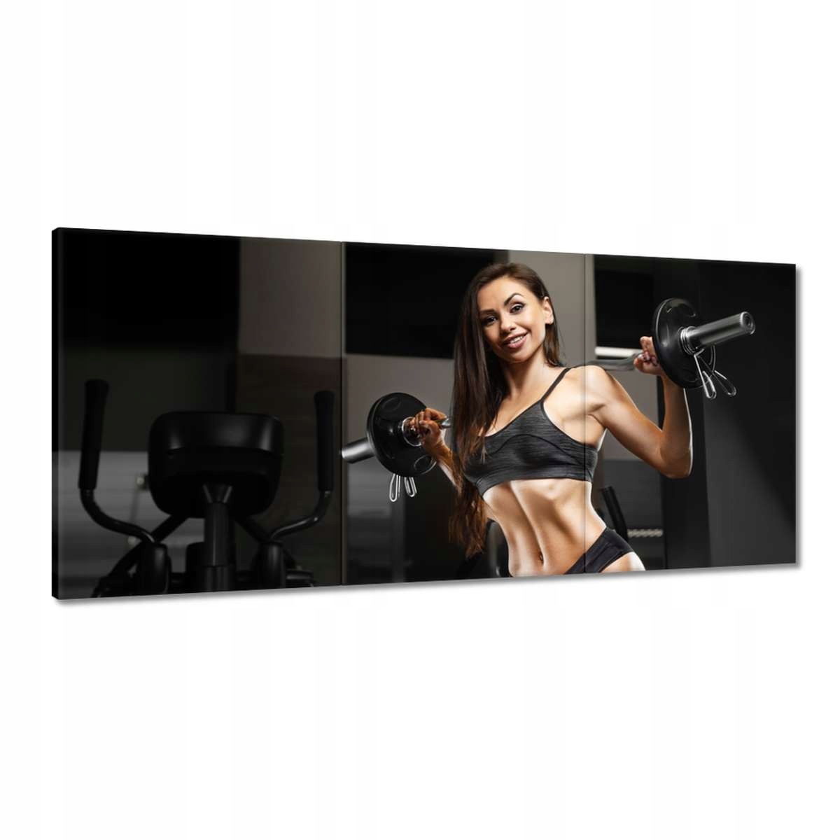 Obrazy 210x100 Cvičenia v posilňovni