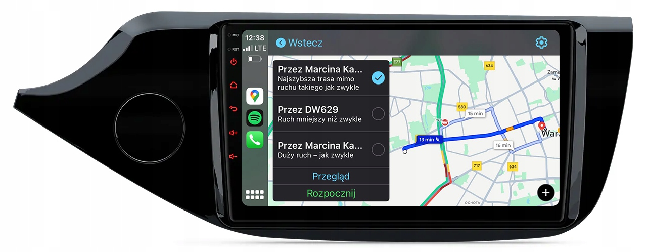 Kia Ceed 2 Rádio Navigace Android Carplay Mapy 8GB/128GB Dsp