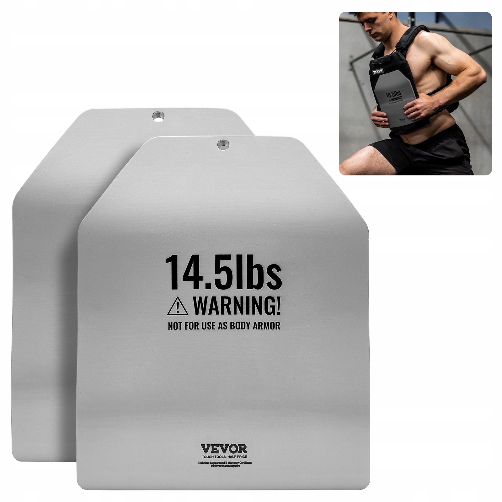Zátěže pro tréninkovou vestu 2 x 6,5 kg