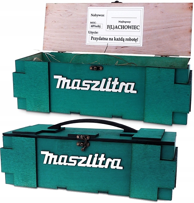 

Skrzynka Maszlitra Na Alkohol Walizka Pojemnik