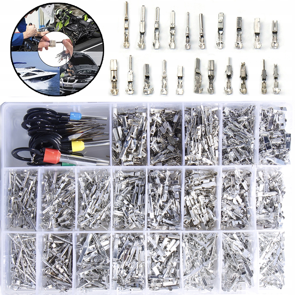 Коннектор автомобільний роз'єм контактний кабель