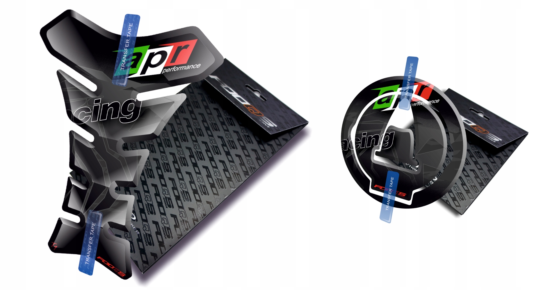 Tank-pad Cap-pad od firmy Fooqs pro Aprilia Rs 4 Rsv 4 Černý