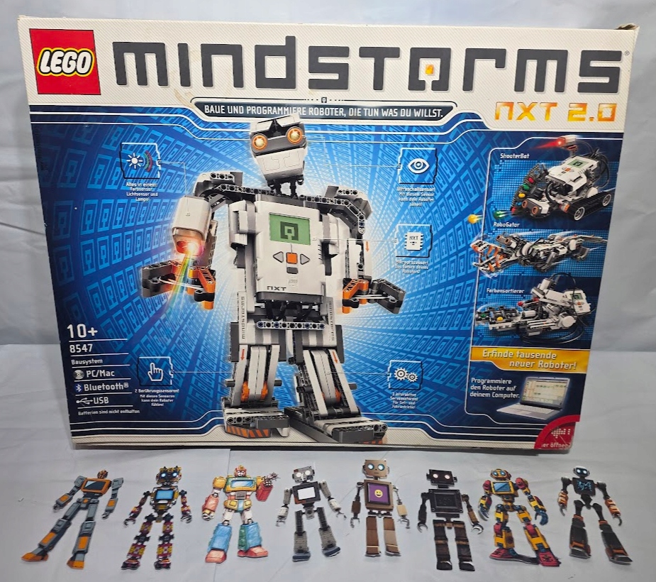 LEGO 8547 MINDSTORMS - UŻYWANY + 8 NAKLEJEK GRATIS + GW. KOMPLETNOŚCI
