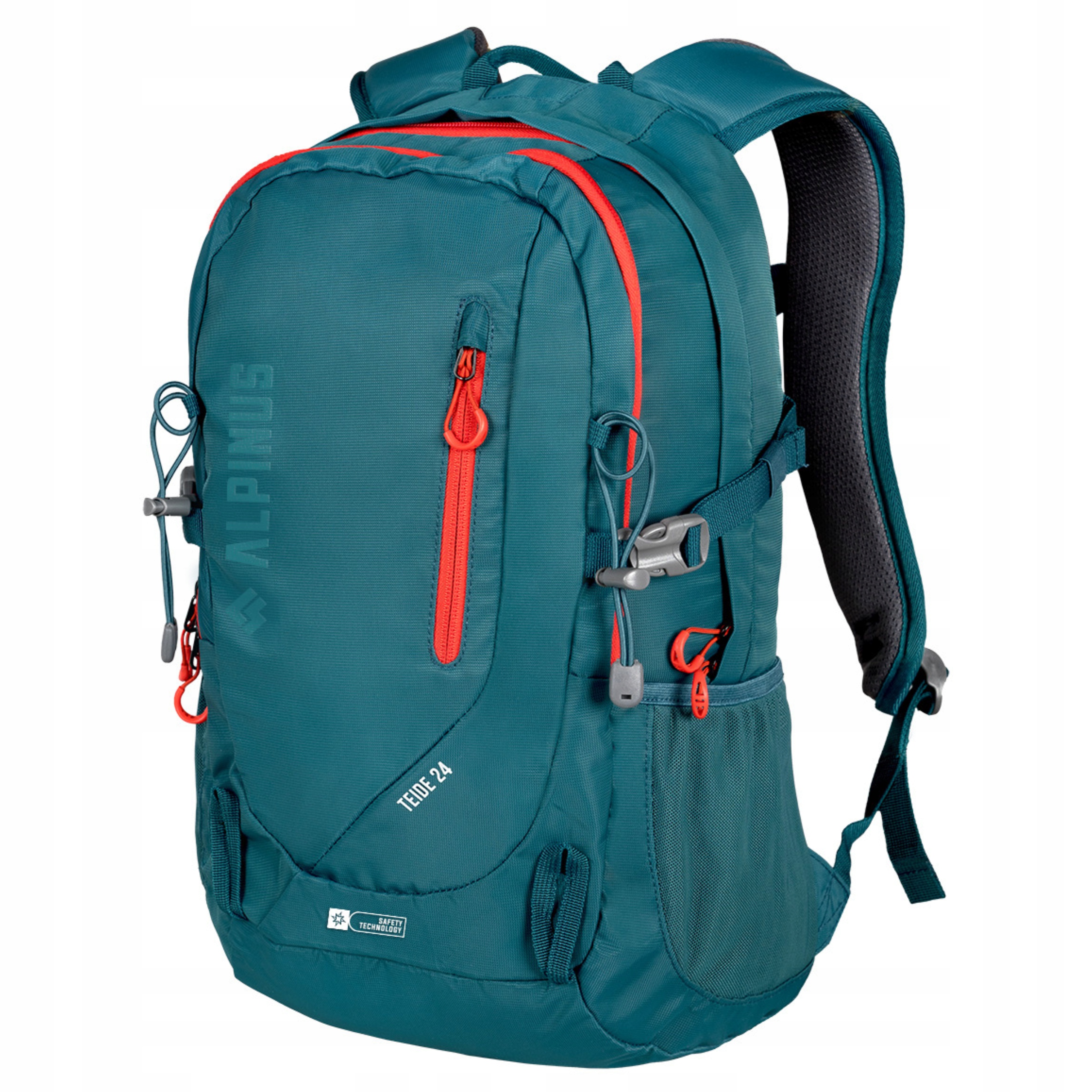Plecak Turystyczny Alpinus Teide Sportowy Z Pokrowcem Trekking 24L
