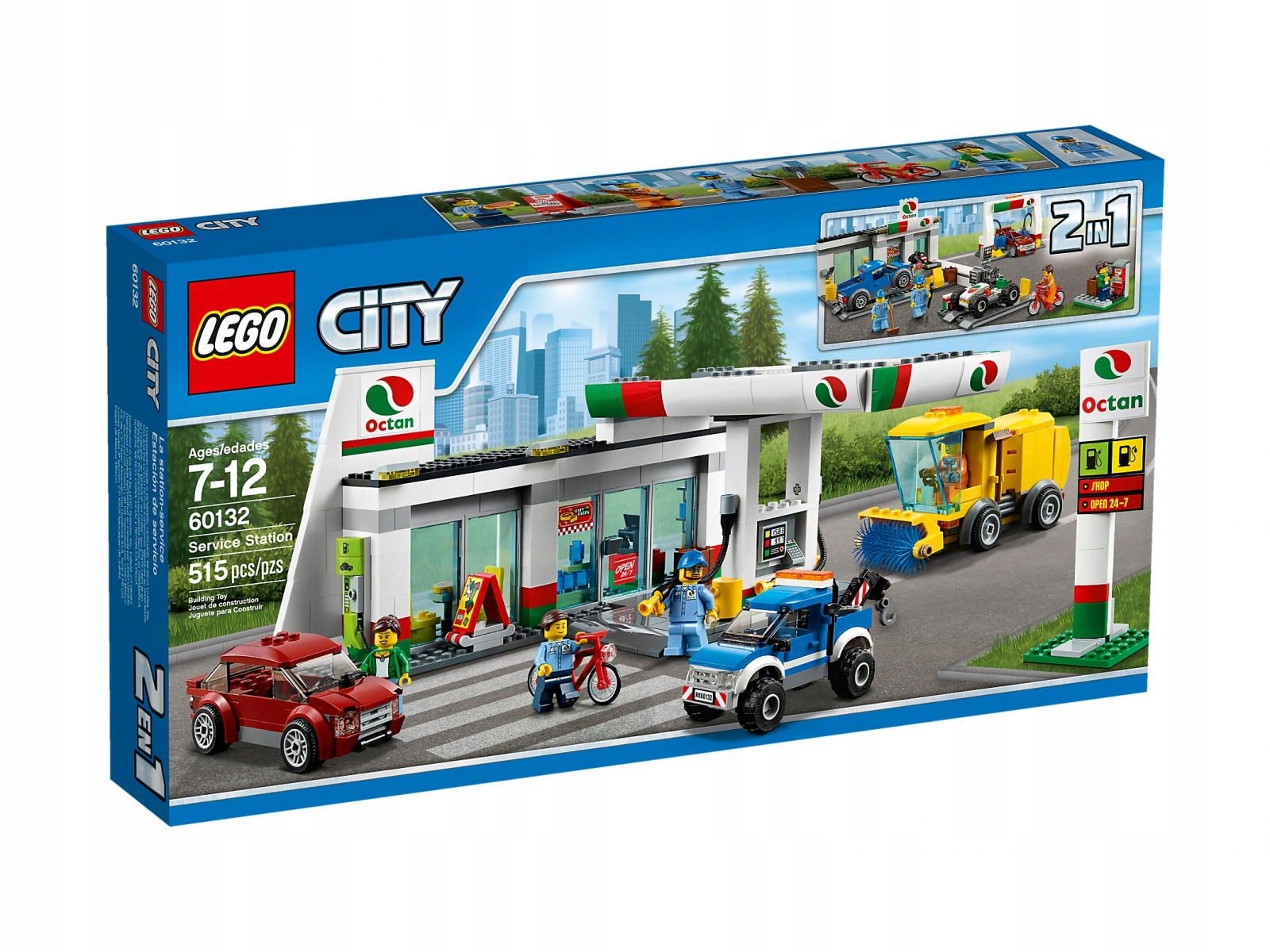 ### Lego City 60132 Stacja paliw warsztat samochodowy 2w1