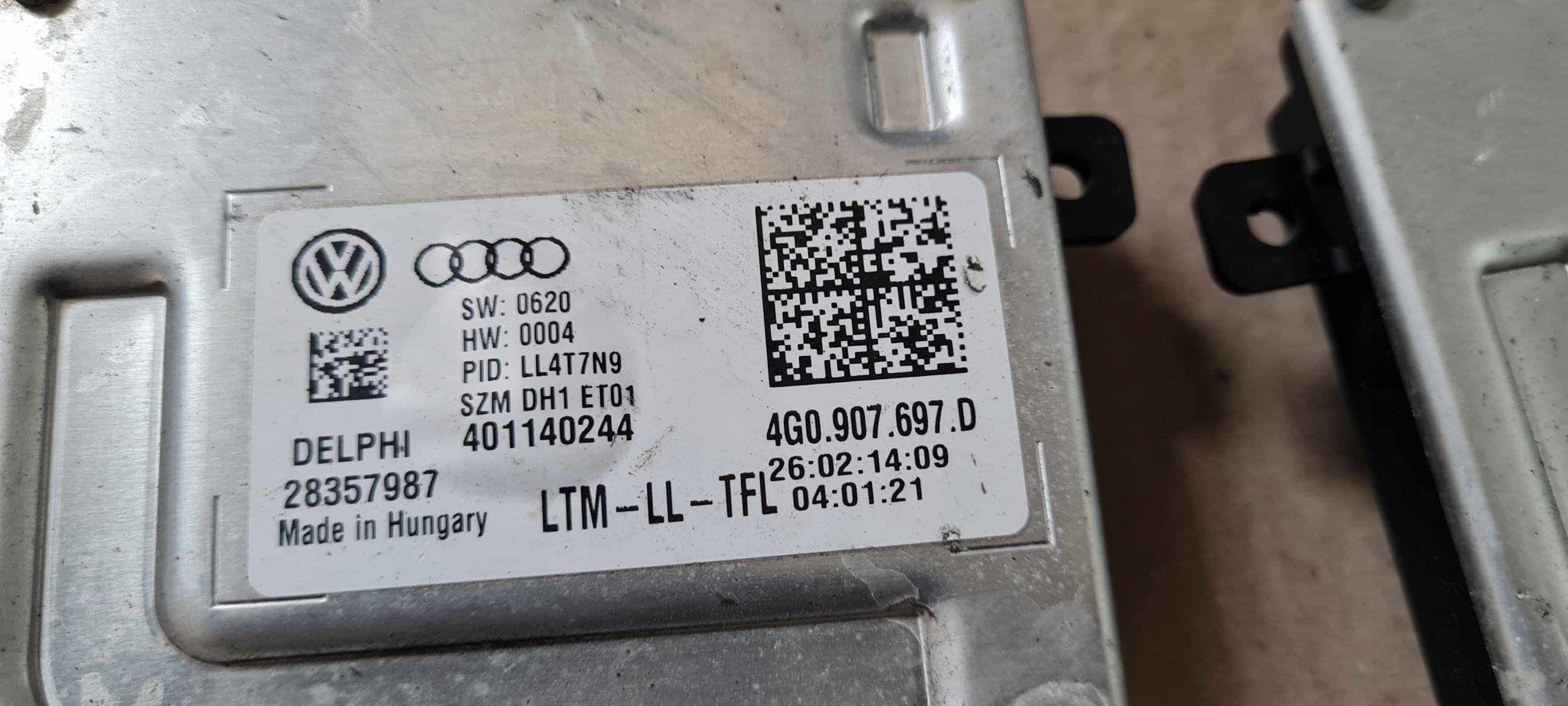 S4 B8 LIFT A4 module control unit LED 4G0907697D A6 C7 4G A7 A5 Q5