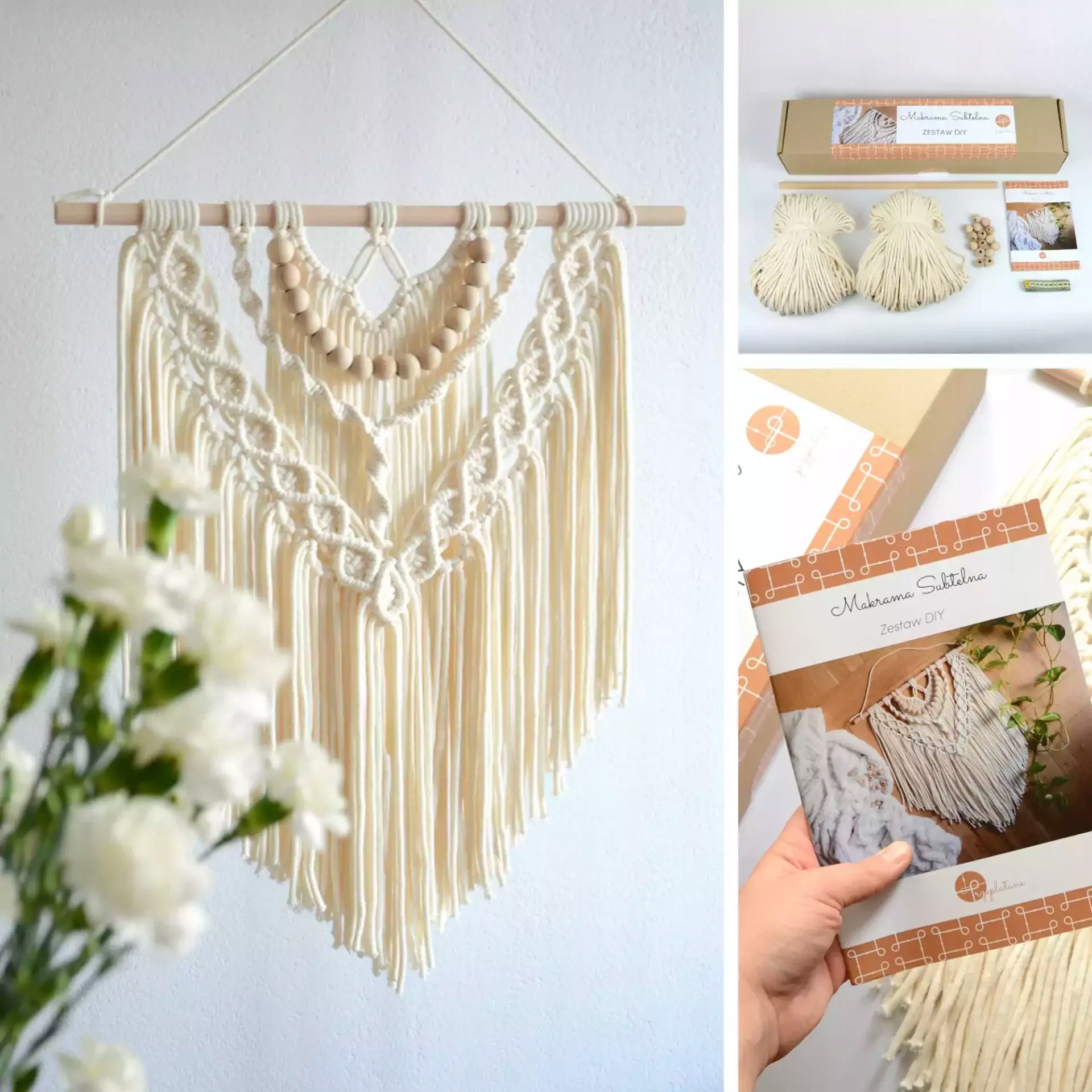 Makramé Decentní- Diy sada design překvapení Bonus!