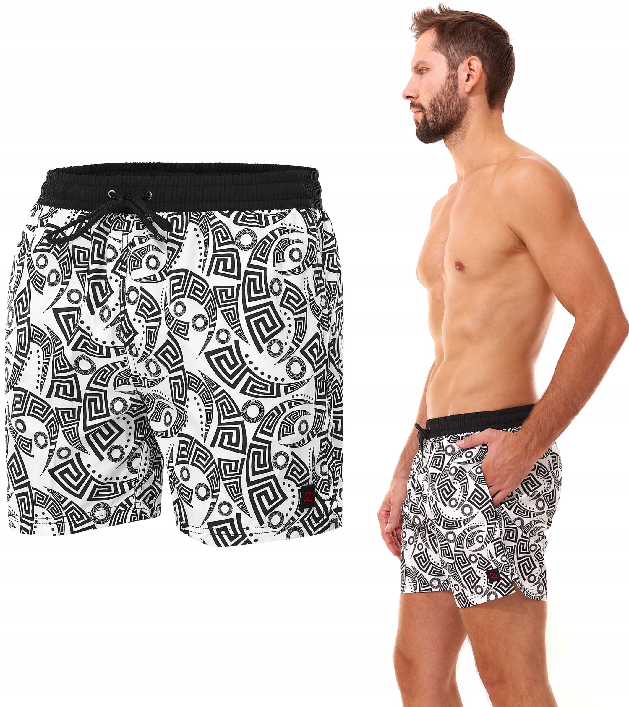 Szorty kąpielowe męskie Polskie spodenki plażowe kolorowe premium M Zagano