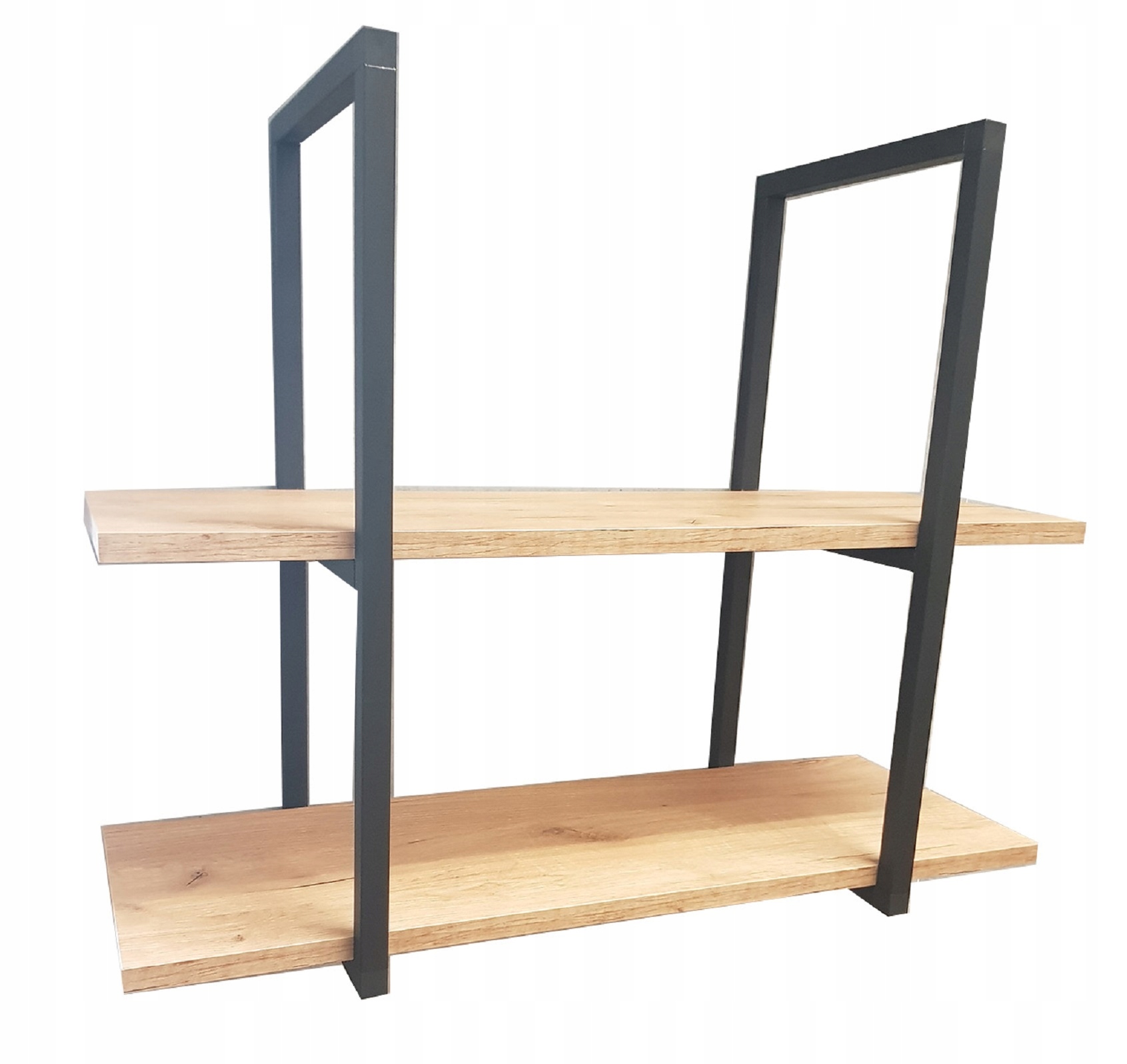 

Półka RAMA-2 Loft Aluminium 76x30x60 dąb Opcje