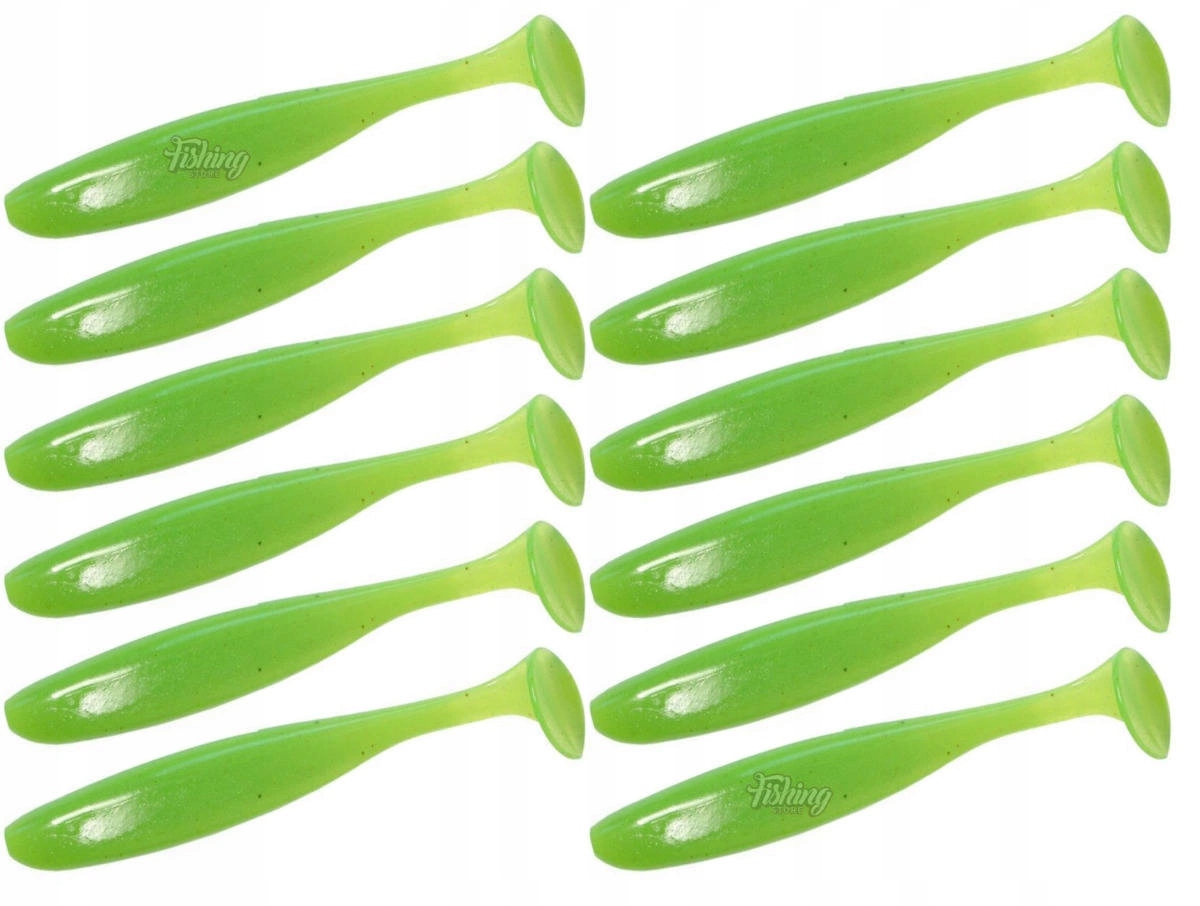 Keitech Easy Shiner 2"/5,08cm #026 Clear Chartreuse Glow 12szt.
