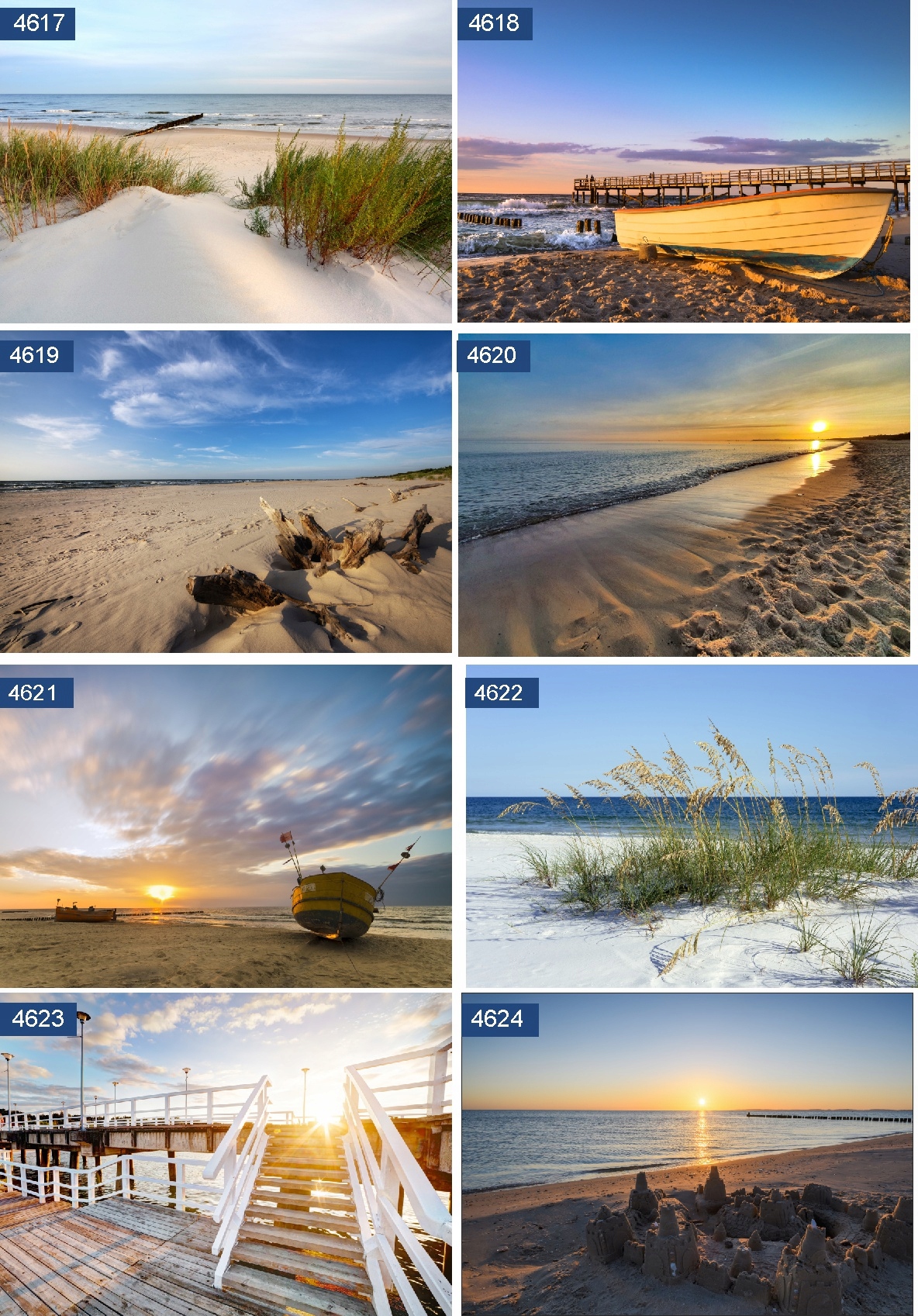 Plakat Bałtyk morze bałtyckie 100x70 wybór wzorów Szerokość produktu 100 cm