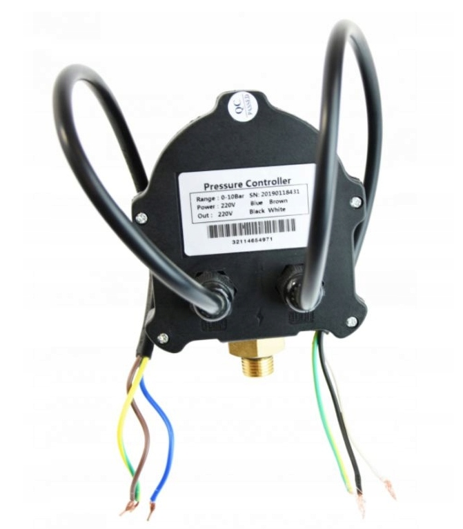 WŁĄCZNIK WYŁĄCZNIK CIŚNIENIOWY POMPY ELEKTRONICZNY Przyłącze wody (