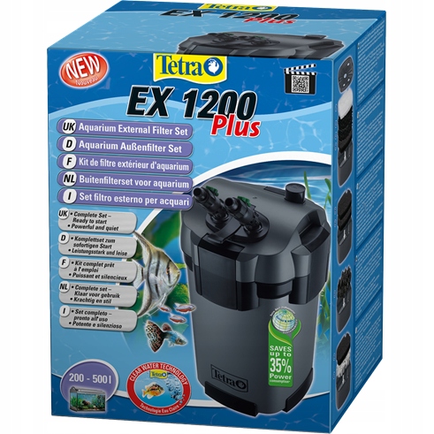 Tetra Ex 1200 Plus Filtr Zewnętrzny Do 200-500l