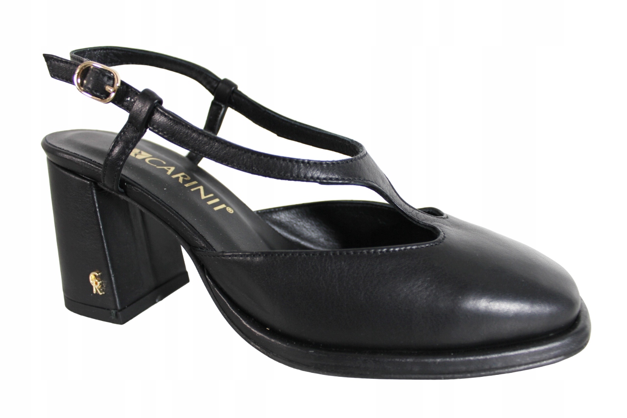 Boty Carinii B6426 VEL.38 Černá kůže Lico