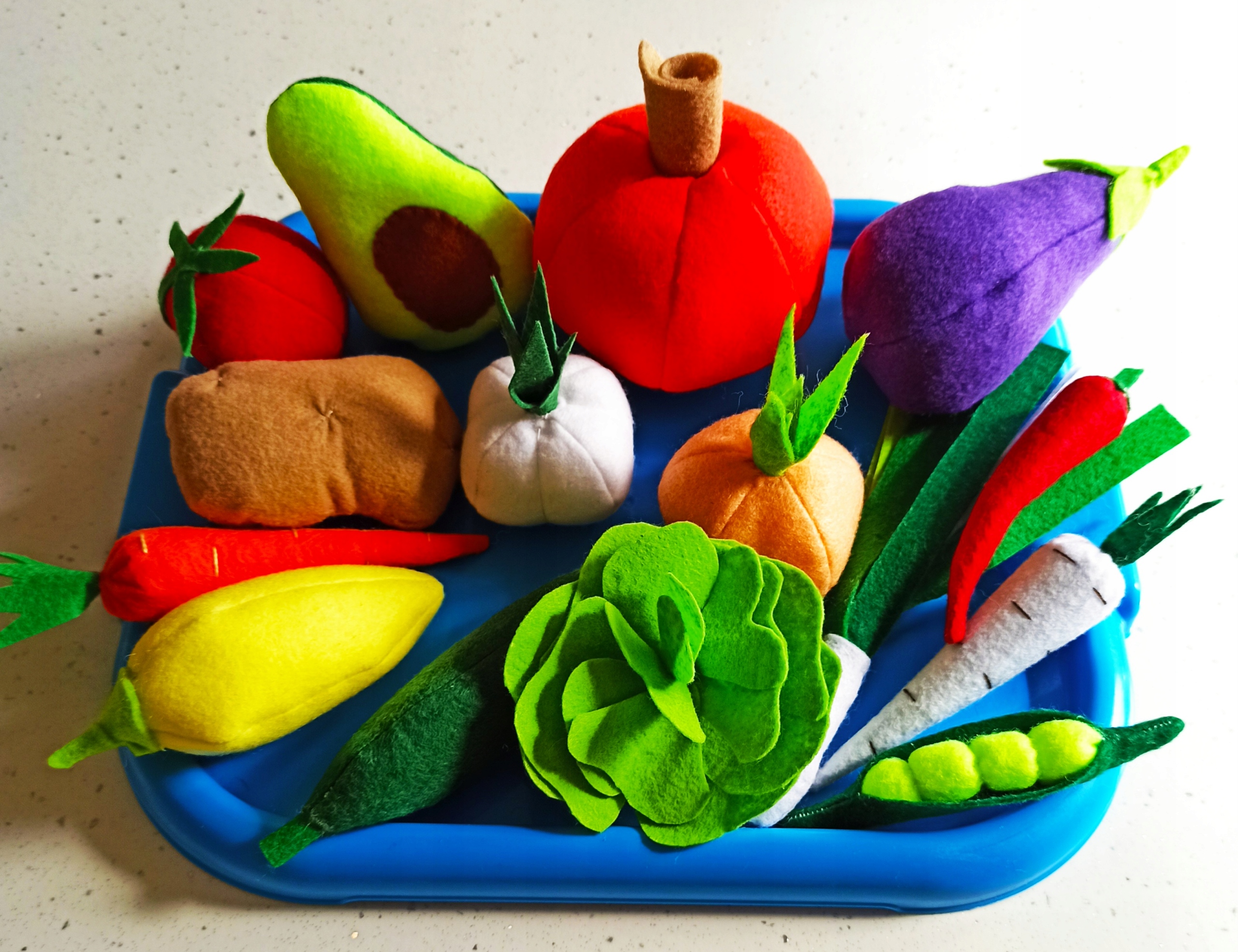 Zelenina S Filcu.zabawki Pro Děti,vaření Oběd