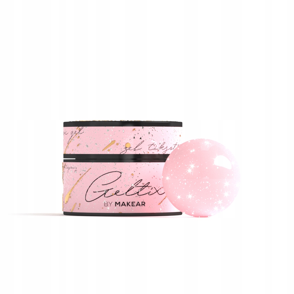 Stavební gel Makear Geltix GT05 Pink Lesk 50 ml