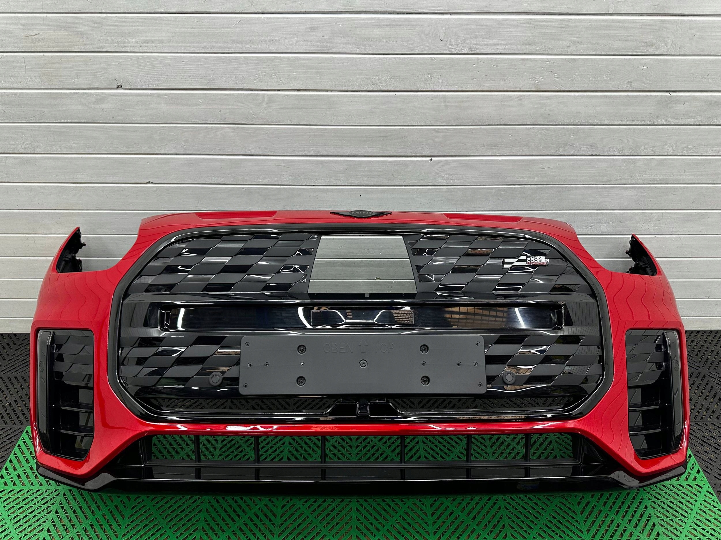 front bumper complete Mini U25 JOHN COOPER WORKS JCW CHILI RED II YC74