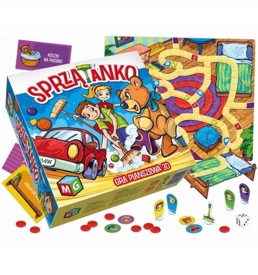 Gra rodzinna 3D - Sprzątanko Marka Zetpol