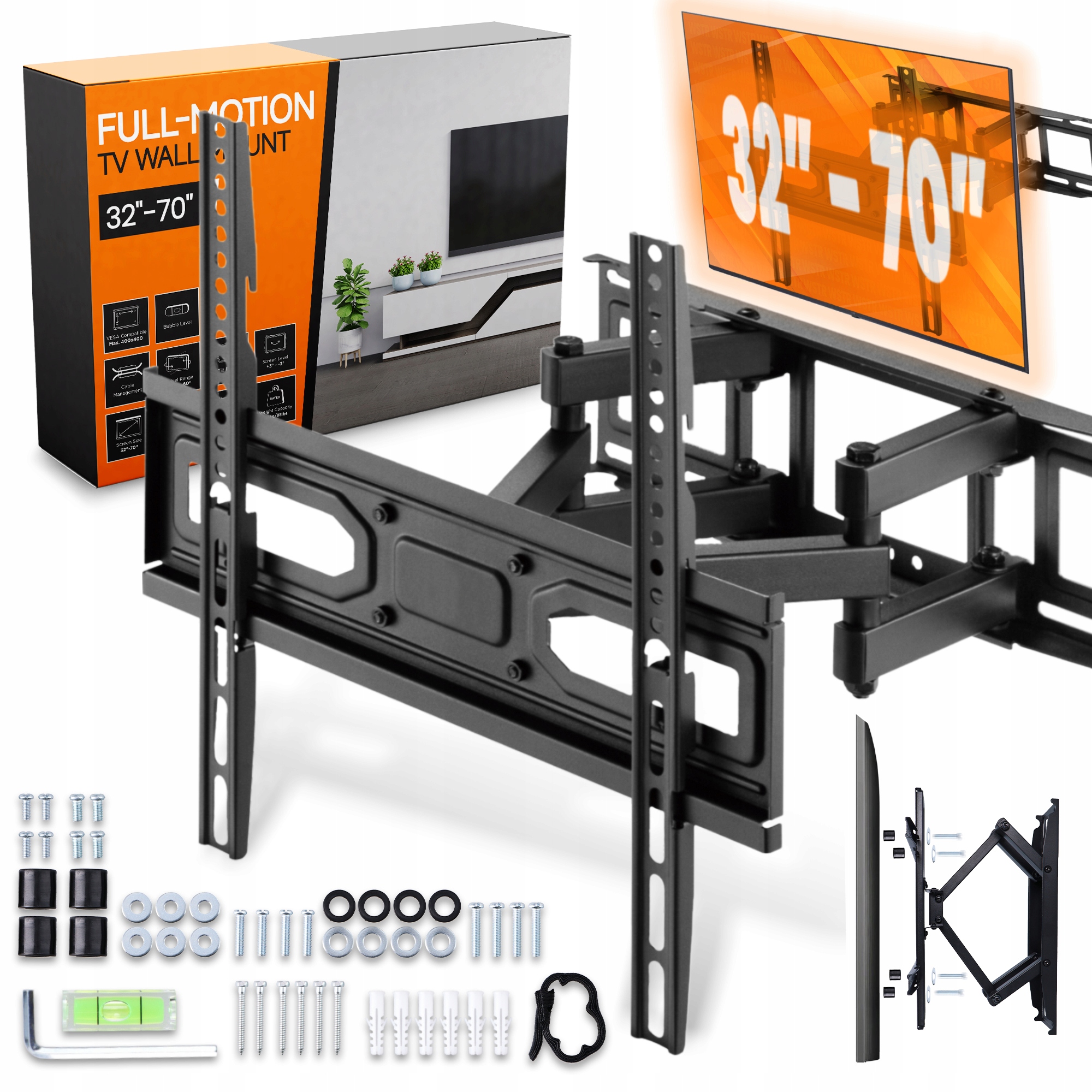 Uchwyt Telewizora Xiaomi 55'' Wieszak Tv Ścienny Obrotowy Uchylny Ruchom 0F