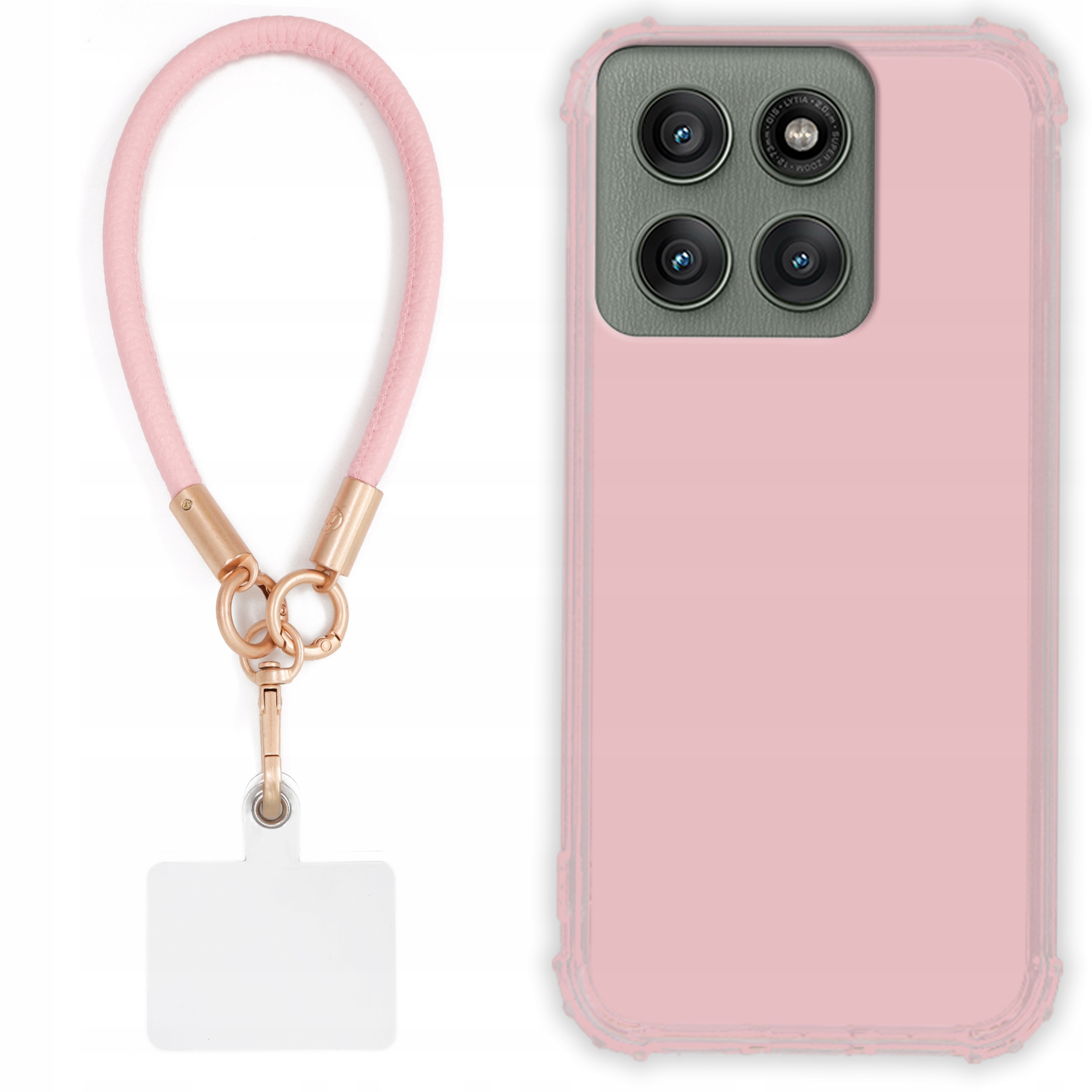 Etui Pre Motorola Edge 60 Pro 5G Case Antishock Pinky Ružové vodítko Sada