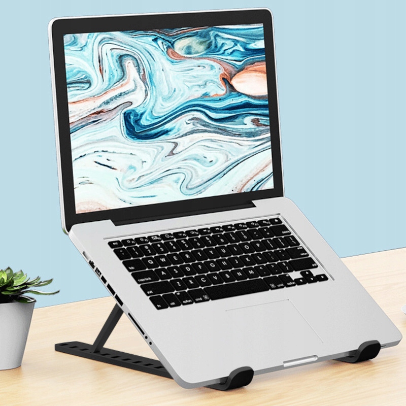 REGULOWANA PODSTAWKA POD LAPTOPA STOLIK LEKKA NA LAPTOP SKŁDANA Z ETUI Maksymalna przekątna ekranu 14