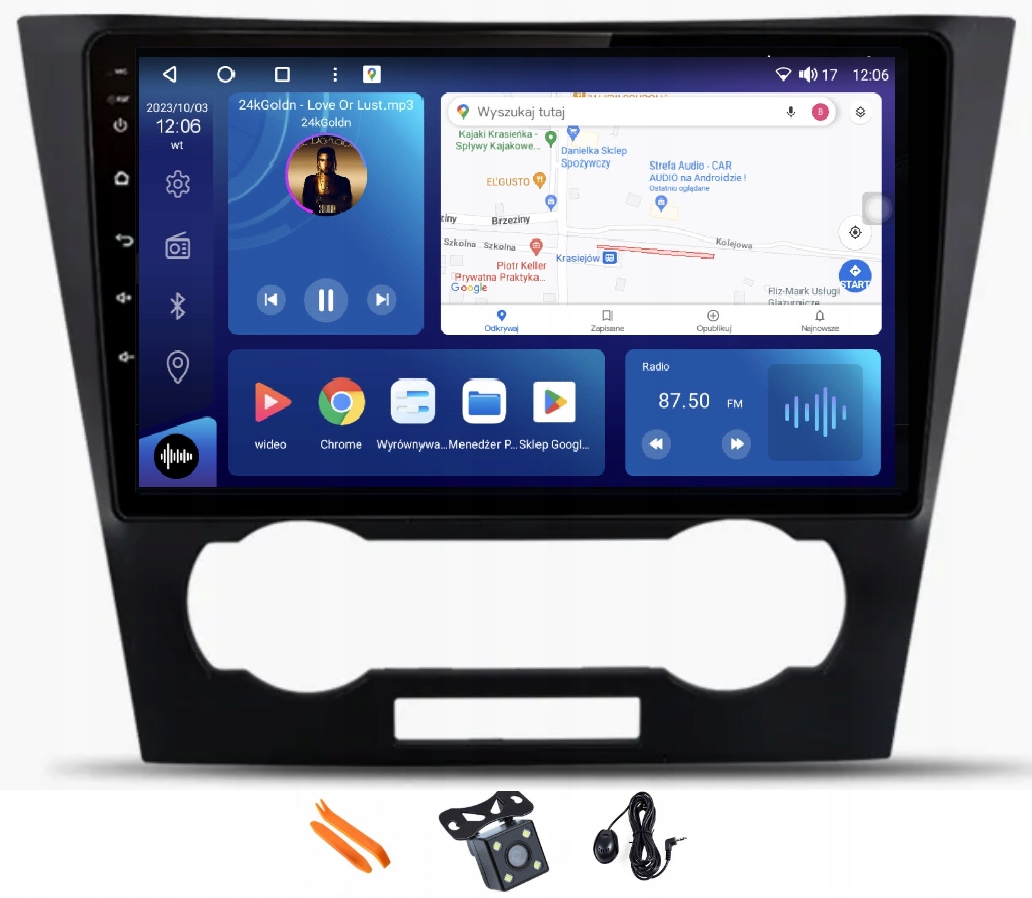 Radio Android Nawigacja Qled Carplay 128GB Lte Gps Chevrolet Epica 1 06-12