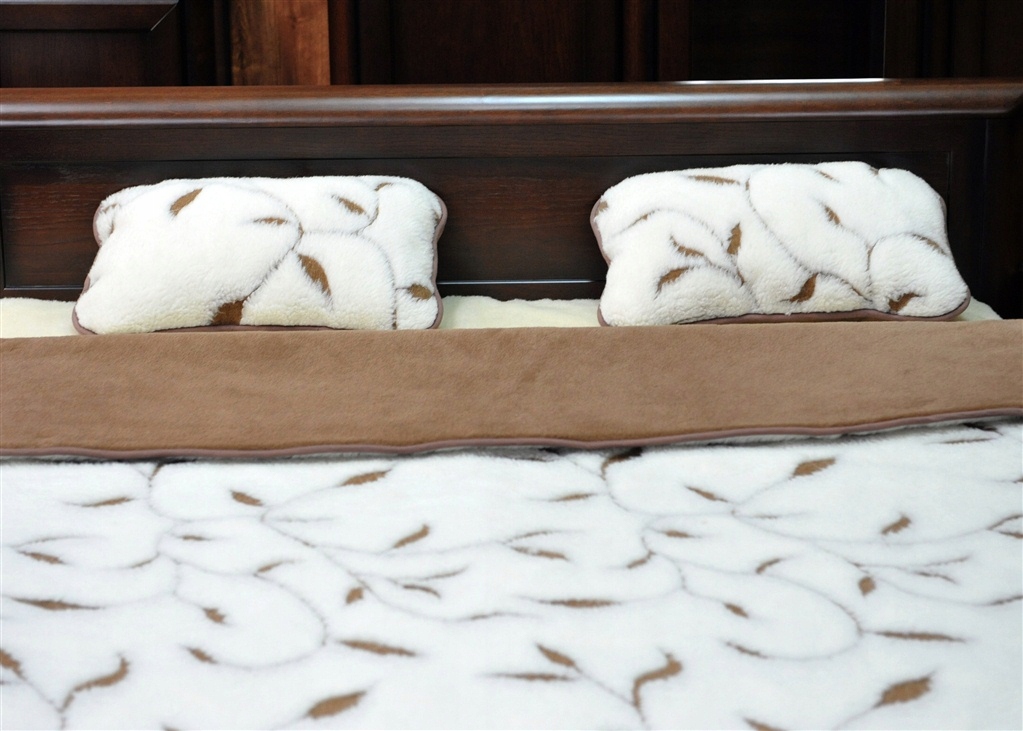 KOŁDRA WEŁNIANA 140x200 WEŁNA 100% MERYNOS + CAMEL Marka Best Wool