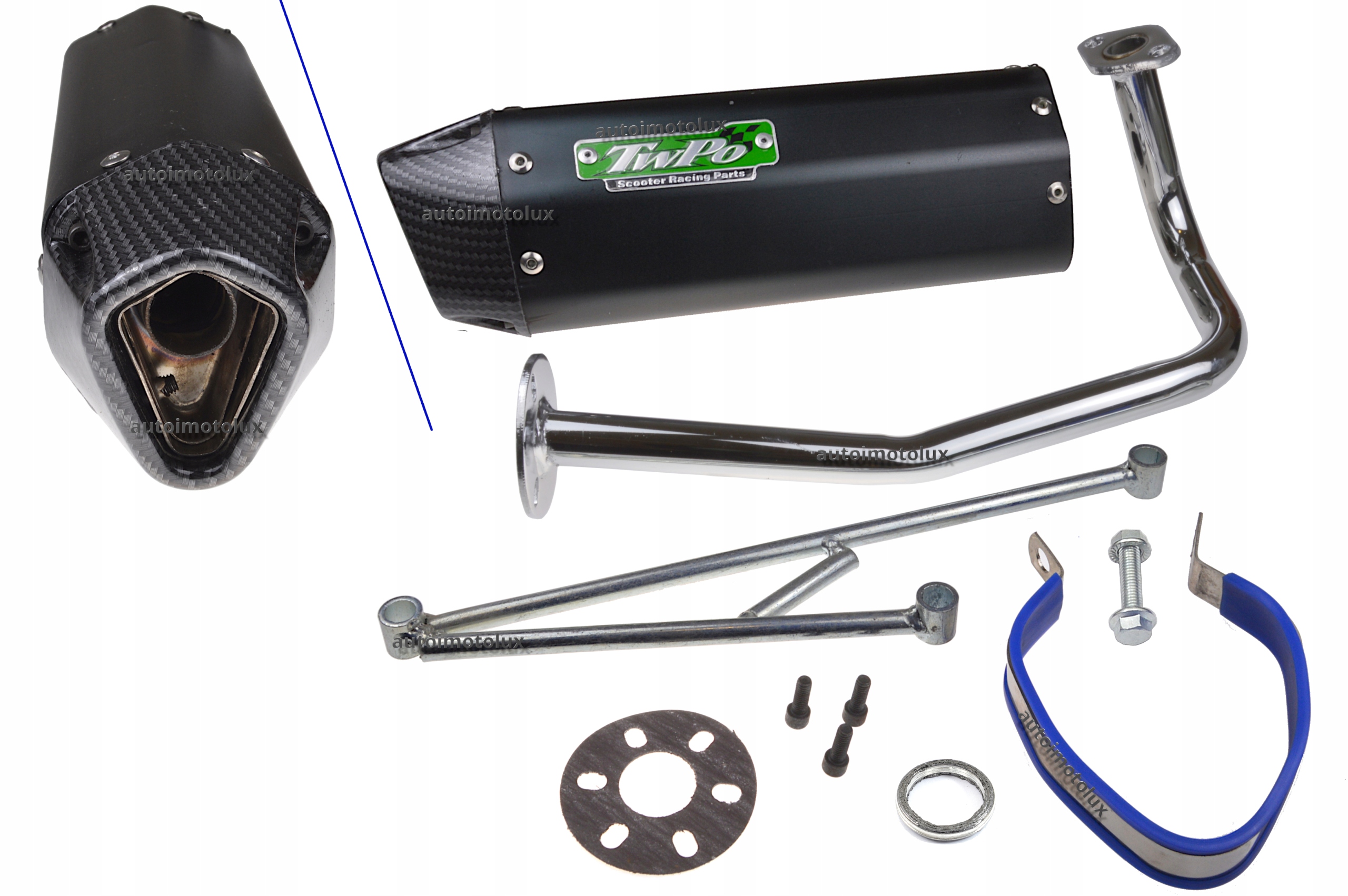 TŁUMIK TUNING WYDECH SPORT DB KILLER SKUTER 4T GY6 Numer katalogowy części YK00750