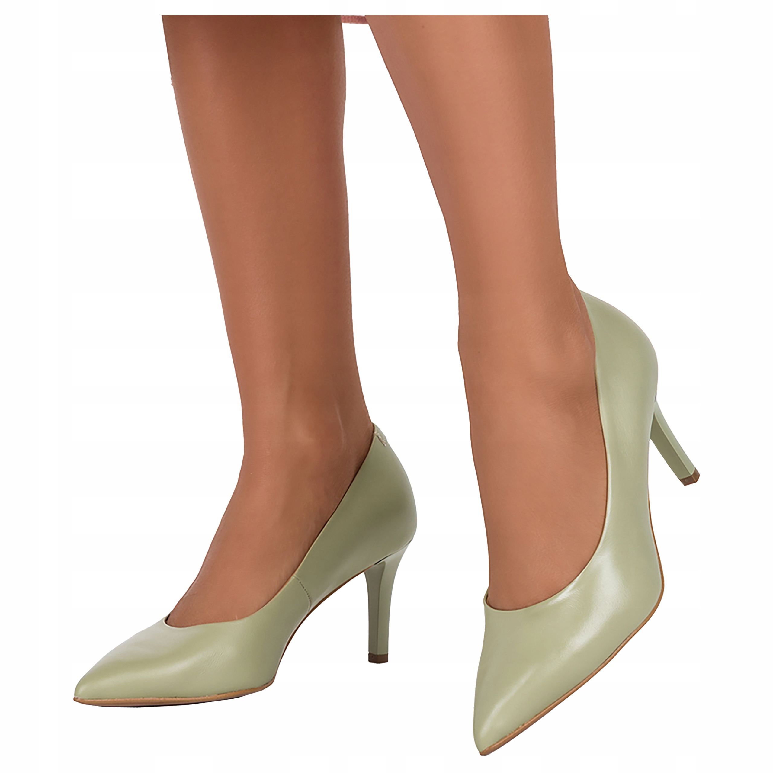 Lodičky Dámské Kožené Boty Špic r 36