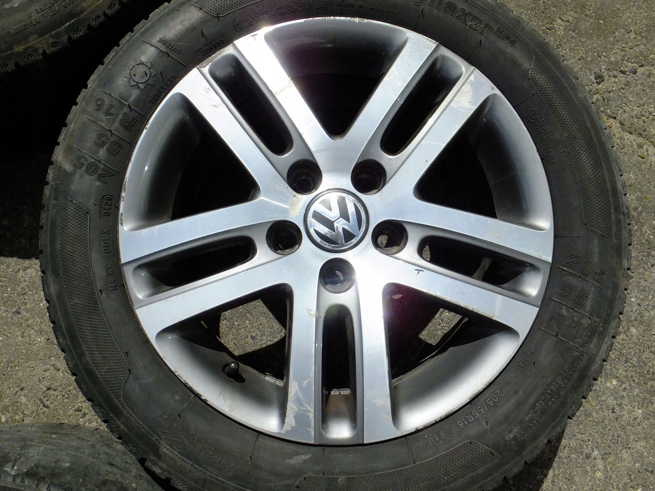 CERCHI di alluminio 16'' vw touran e 2008r 1K0601025B