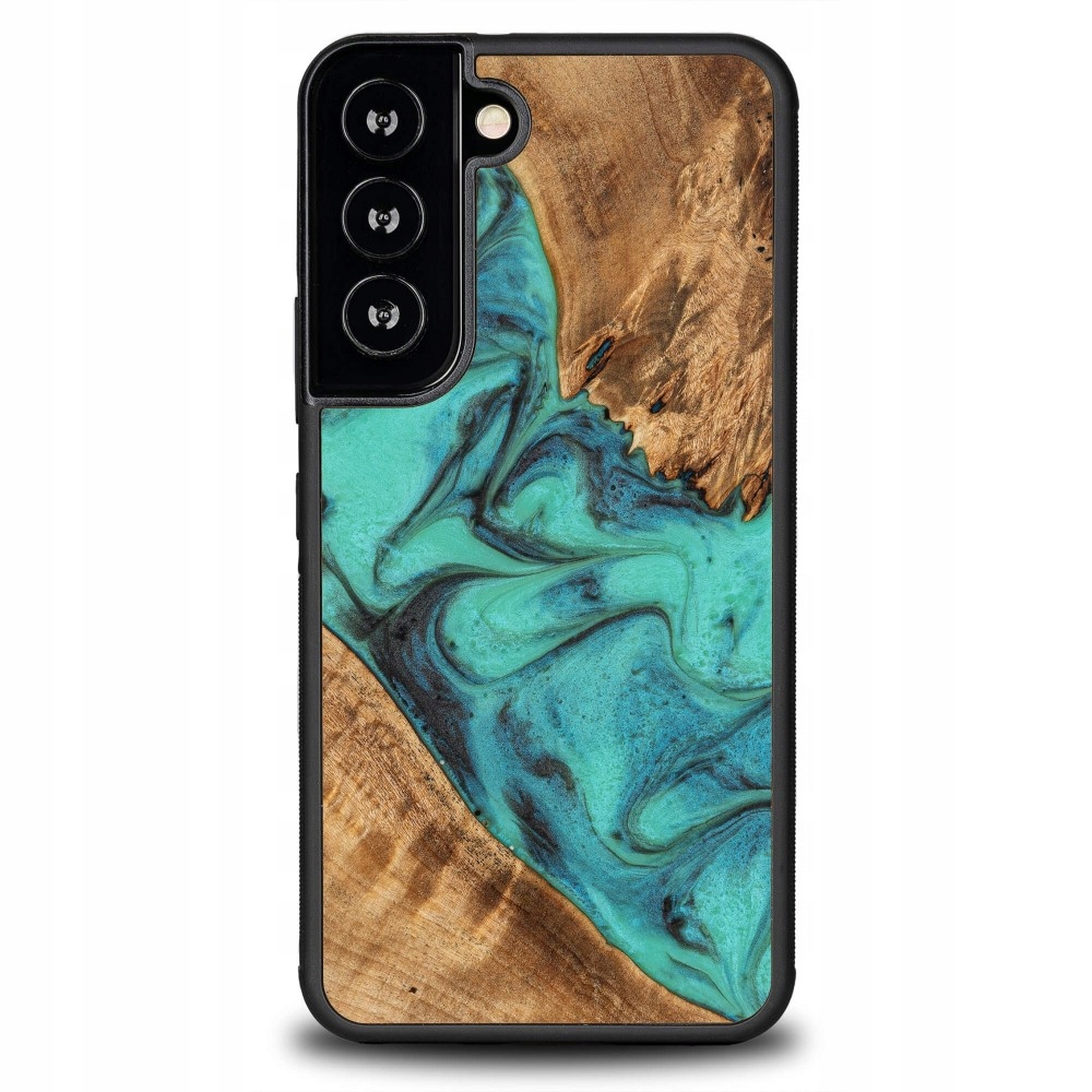 Pouzdro Bewood Unikátní pro Samsung Galaxy S22 Tyrkysové