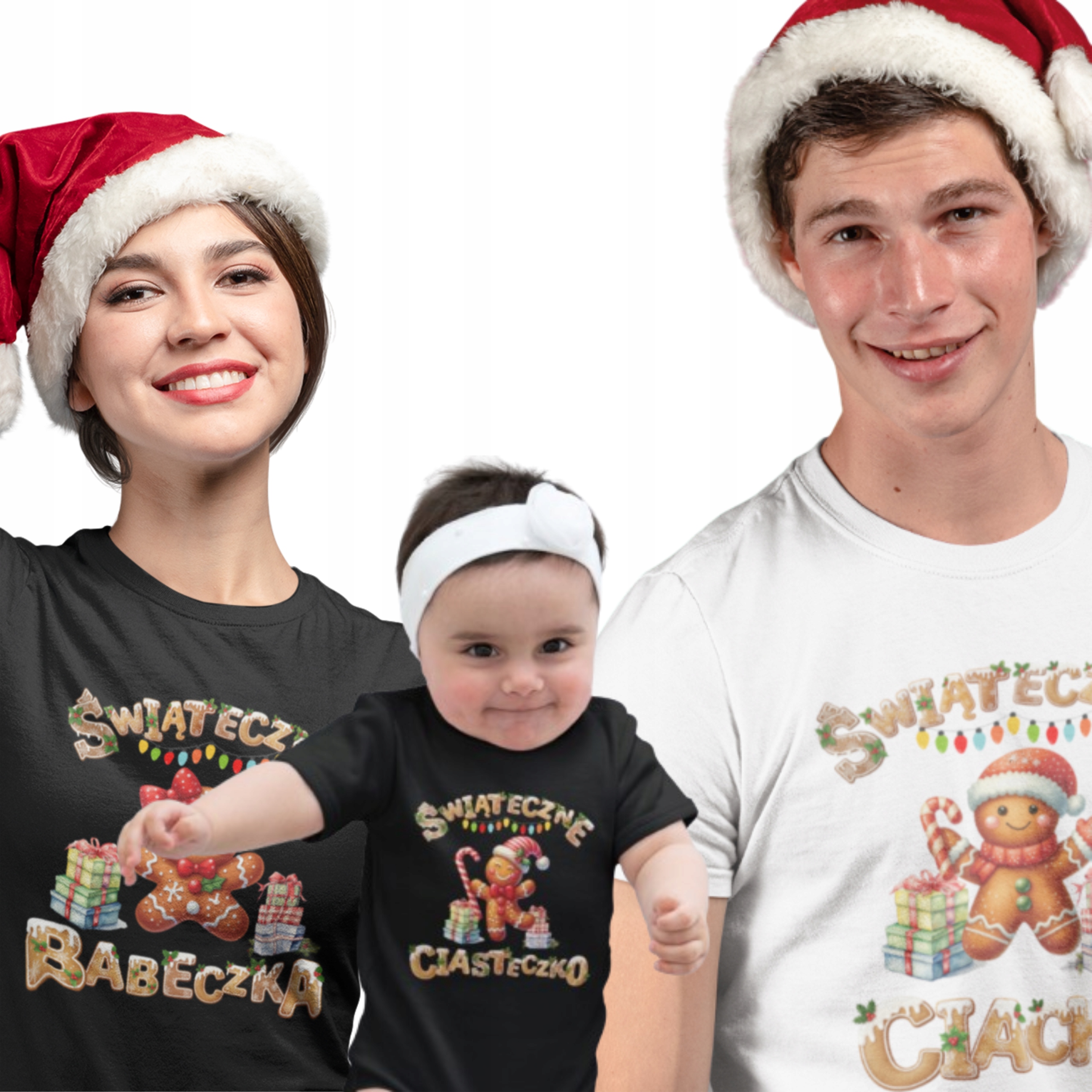 Trička a body Vánoční dortíky Ciacho 3 barvy 3XL