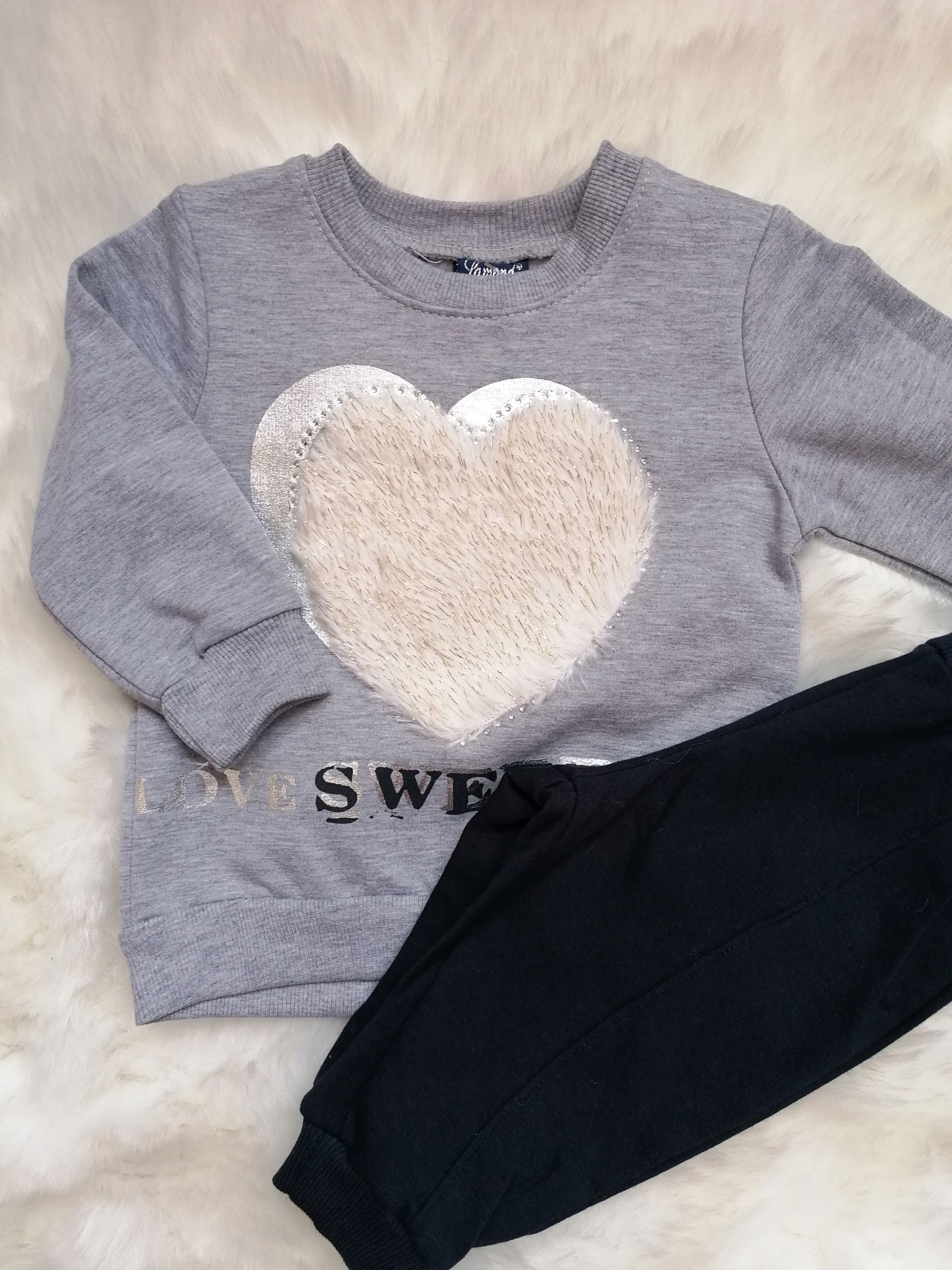 Komplet dziewczęcy 86 dres bluza spodnie dresik