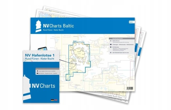 NV Charts Baltic Plano Series 1, Round Funen-Kiel Bay