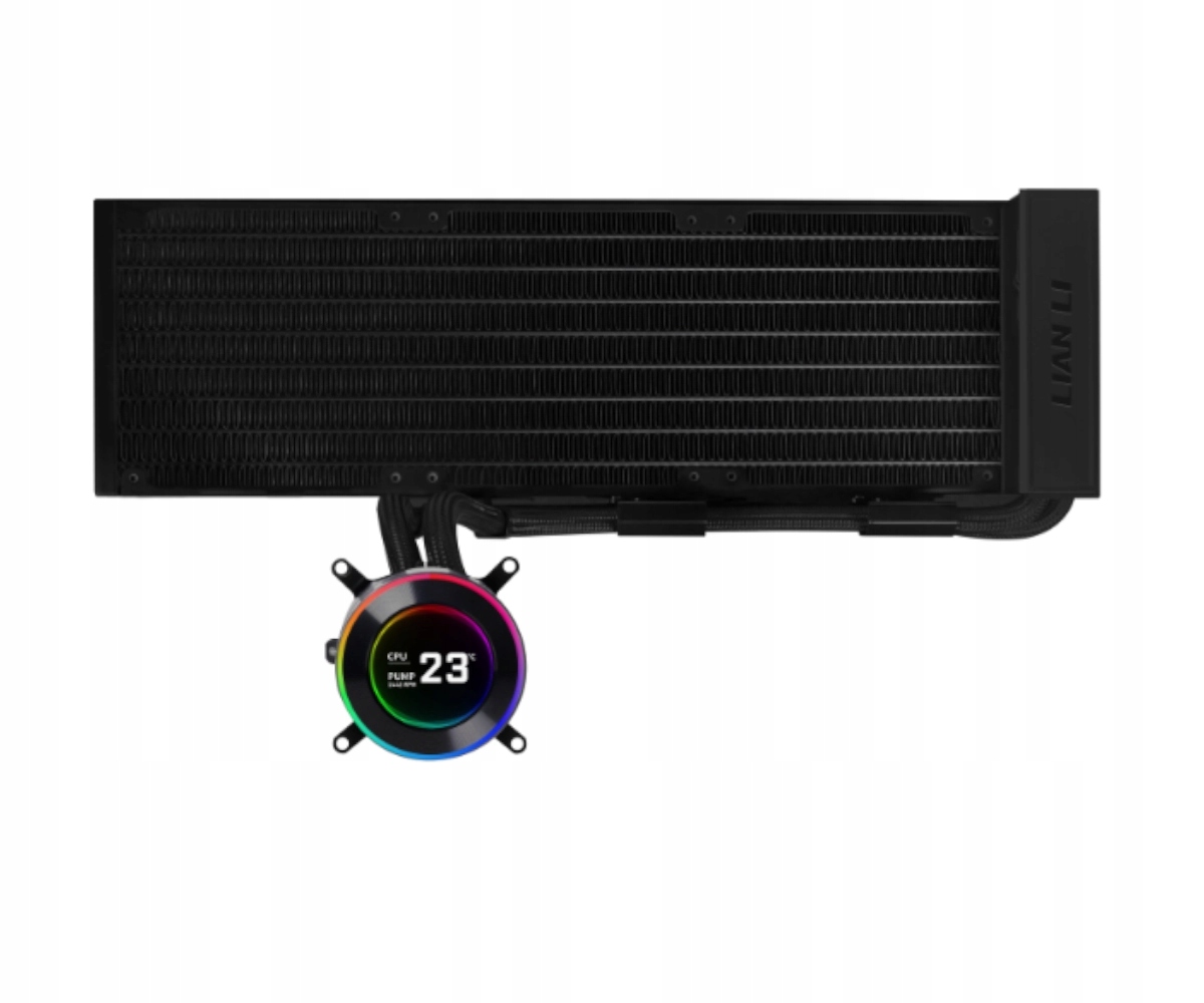 Chłodzenie procesora wodne Lian Li Hydroshift II LCD-C 360N Fanless Czarne
