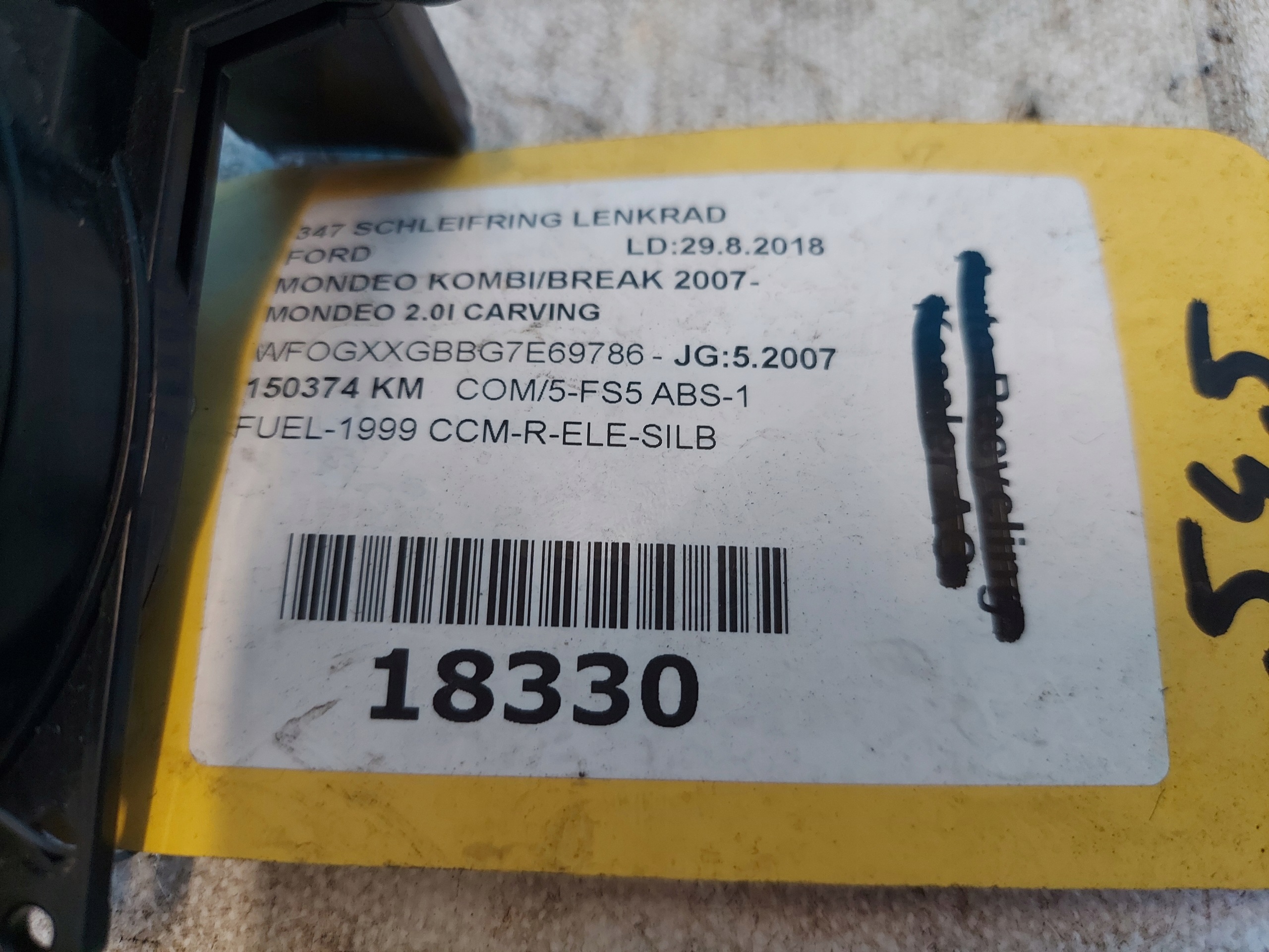 ring airbag MONDEO MK IV 6G9T14A664BD