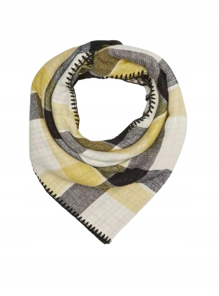 S. Oliver Dámský Trojúhelníkový Kostkovaný Šátek Pro Každodenní Nošení