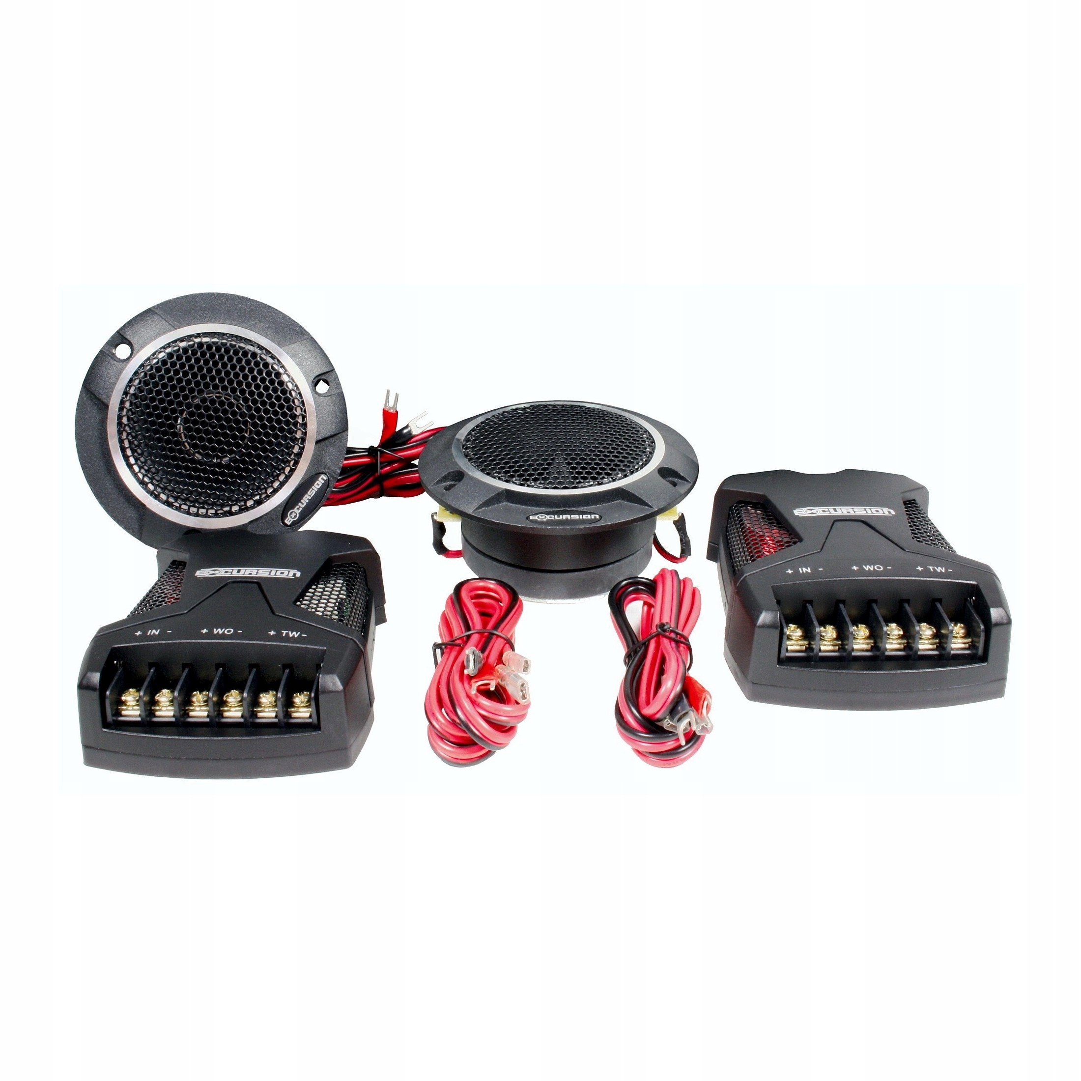 Głośniki Tweetery Cykacze Excursion 600W Zwrotnice