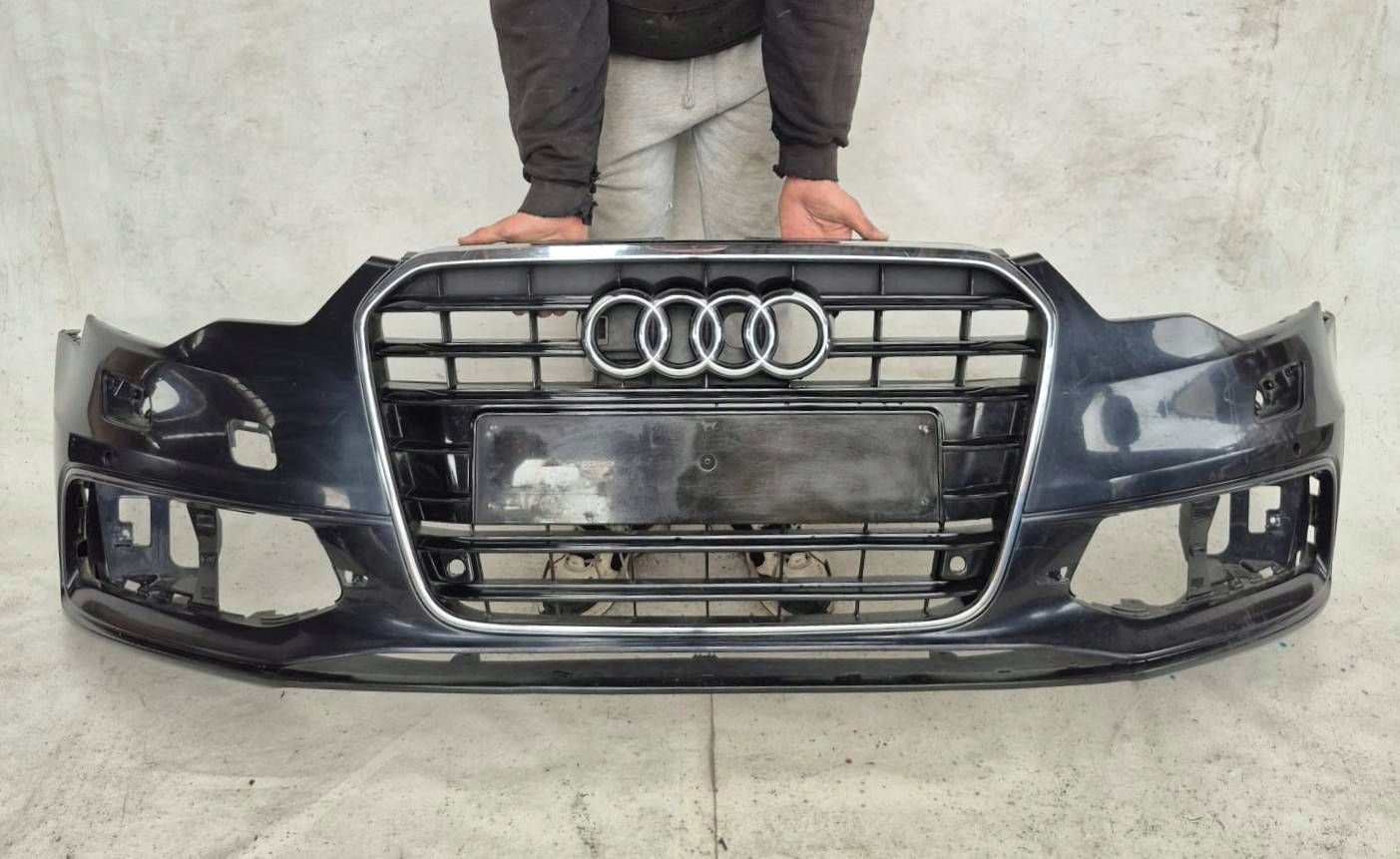 AUDI A6 C7 4G S-LINE 11-14 bumper front front SPR 4XPDC 4G0807437C