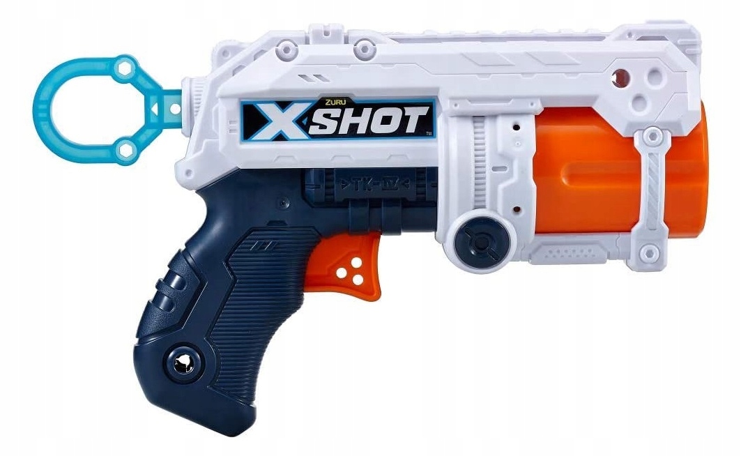 Pistolet na strzałki ZURU X-SHOT FURY 4 PREZENT dla dziecka 27 m 16 strzał Wiek dziecka 8 lat +
