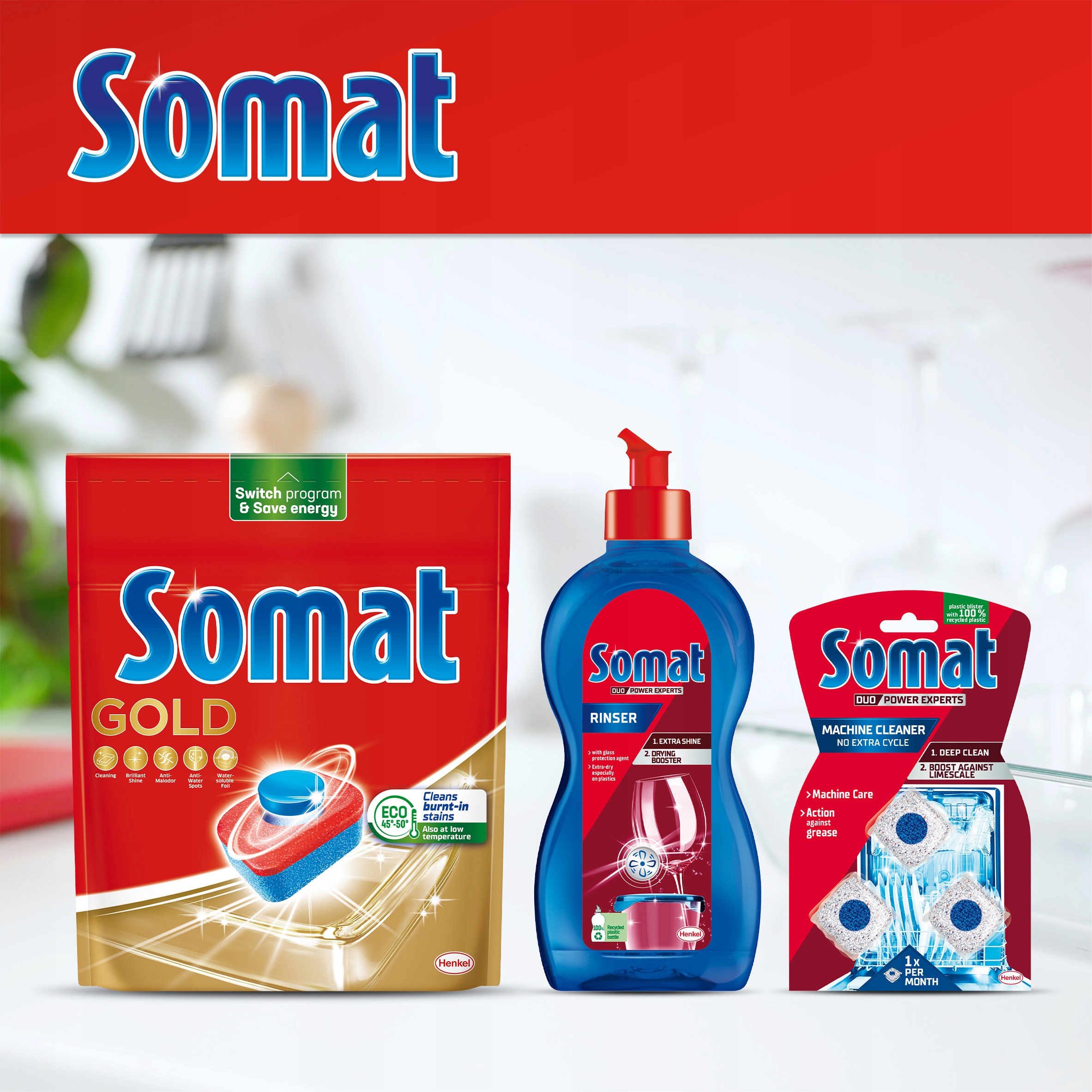 Somat Tabletki do Zmywarki Gold 70 szt Typ all in one (wszystko w jednym)