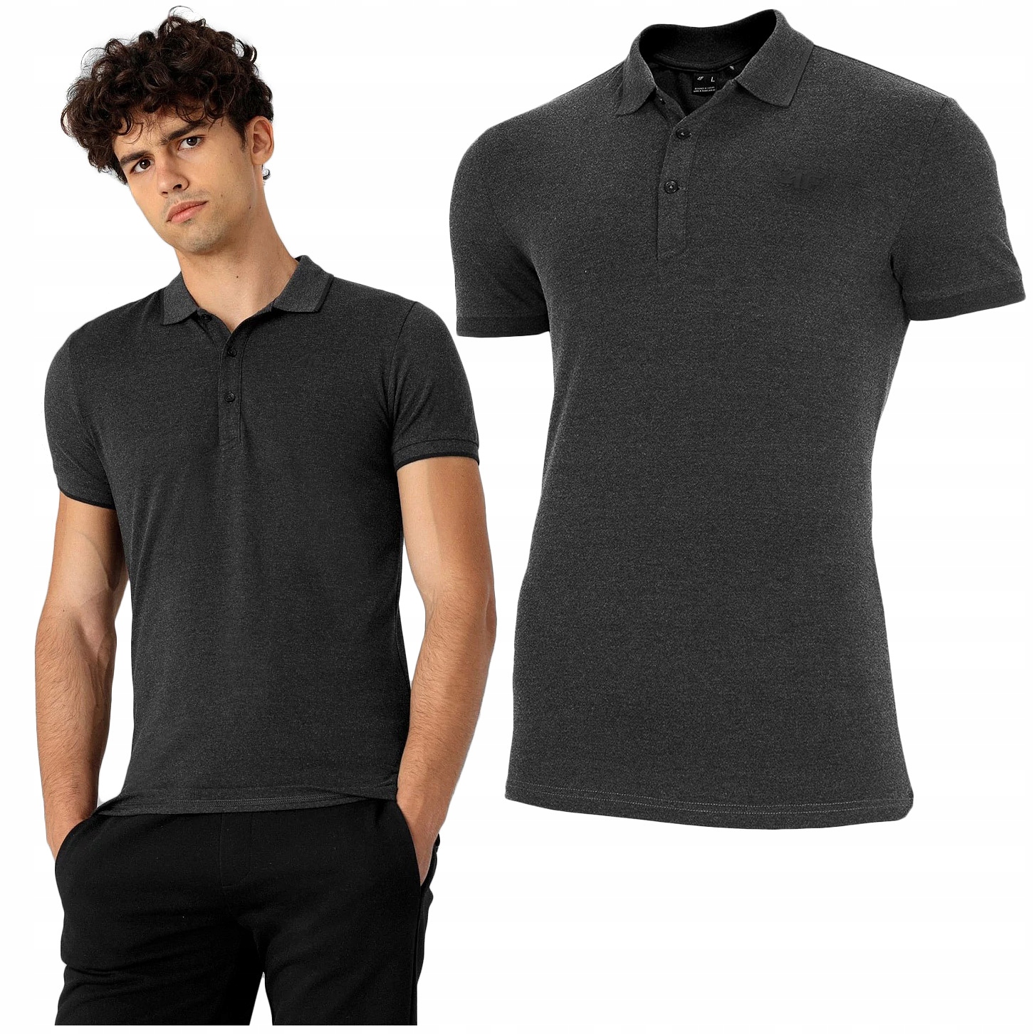 

Koszulka Polo męska 4F T-shirt NOSH4 TSM357 XL
