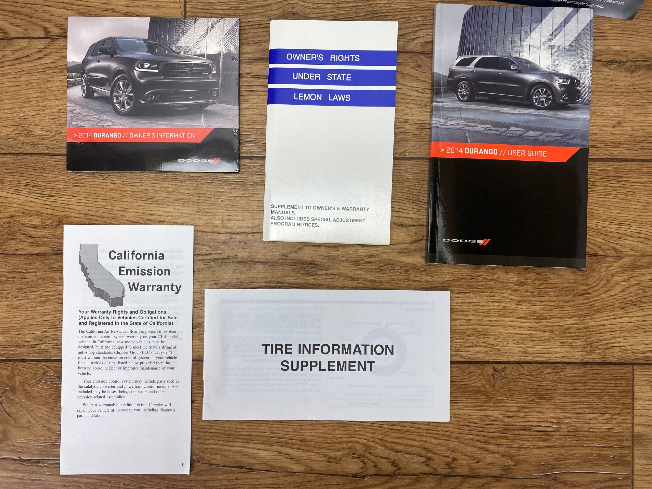 Ksiazka instrukcja Couverture Couvercle, Couverture Dodge Durango 5.7L 2014+ USA