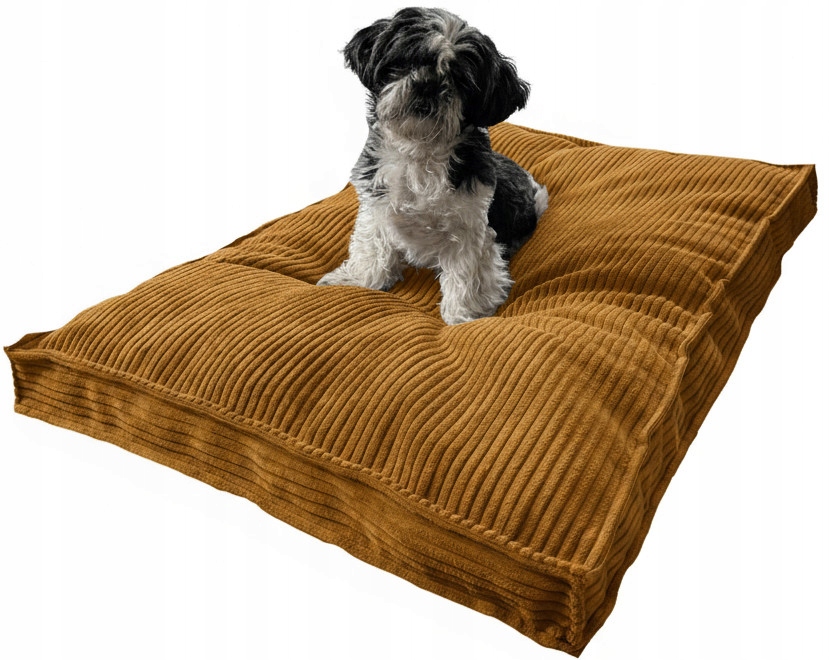 Legowisko Posłanie Poducha Miękkie Pluszowe 100x70cm Aso pomarańczowo-rudy