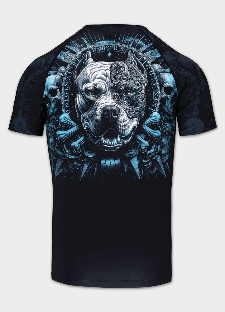 Pánské tréninkové tričko Rashguard Pitbull World, sportovní rash