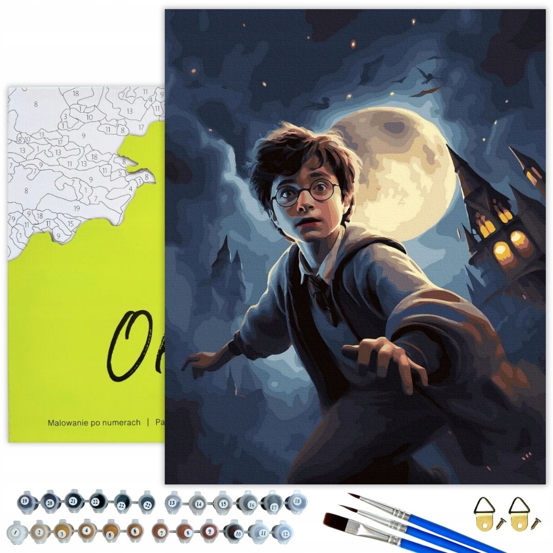 Malování Podle Čísel Harry Potter Obrázky k malování podle čísel s rámečkem